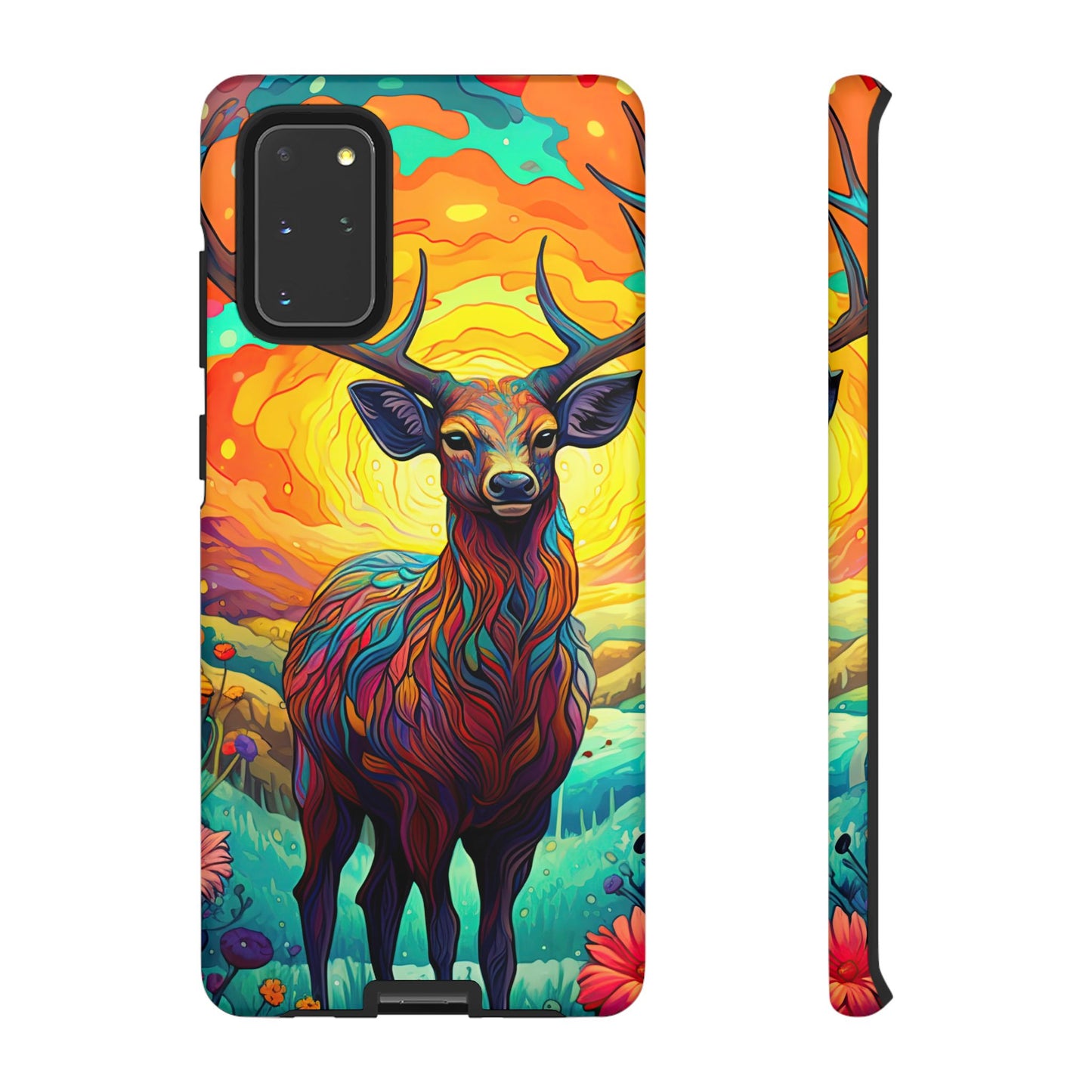 Vibrant Stag in Bloom – Samsung Galaxy Case