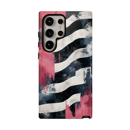 Blood Zebra Samsung Case – Bold Red & Black Pattern