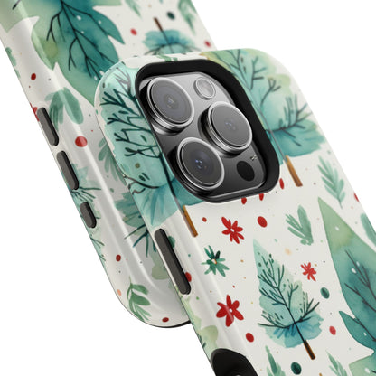 Watercolor Winter Forest - MagSafe iPhone Series Case