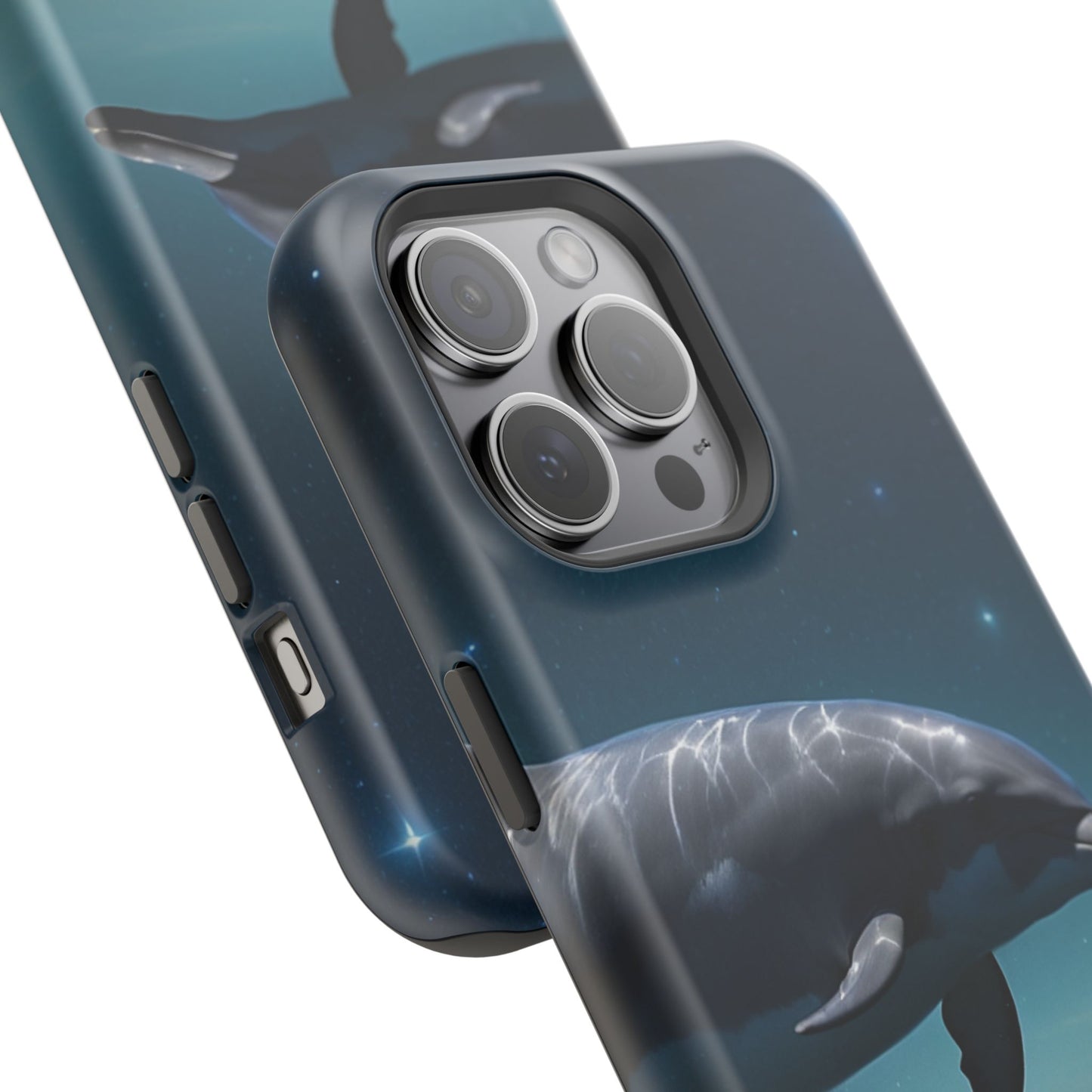 Midnight Ocean Dolphin - MagSafe-Compatible Case