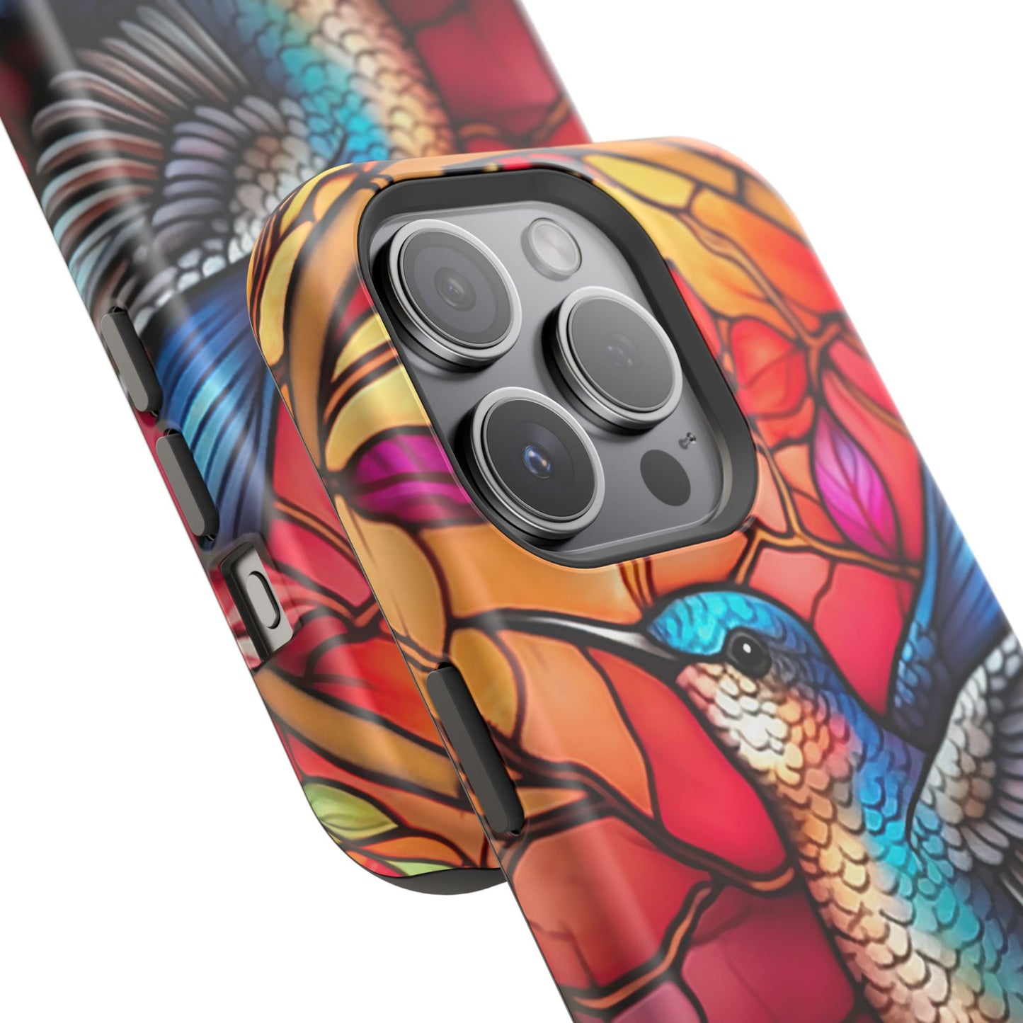 Radiant Multicolor Bird Artwork - MagSafe iPhone Case