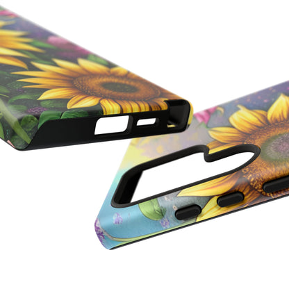 Whimsical Sunflower & Rose Garden - Samsung Galaxy Series Case