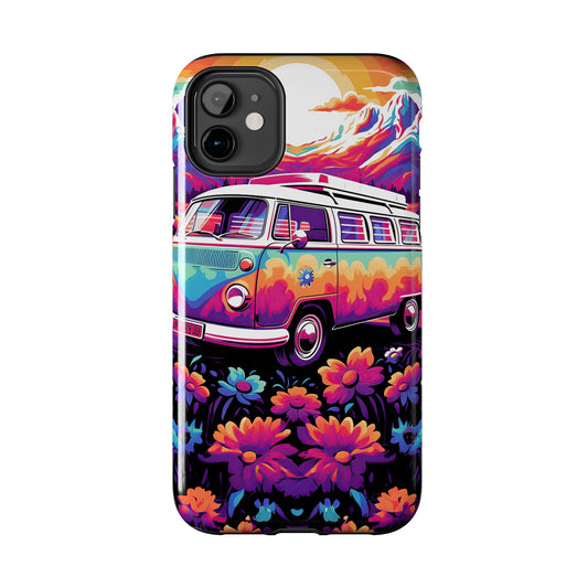 Groovy Floral Sunset Van – iPhone Series Case