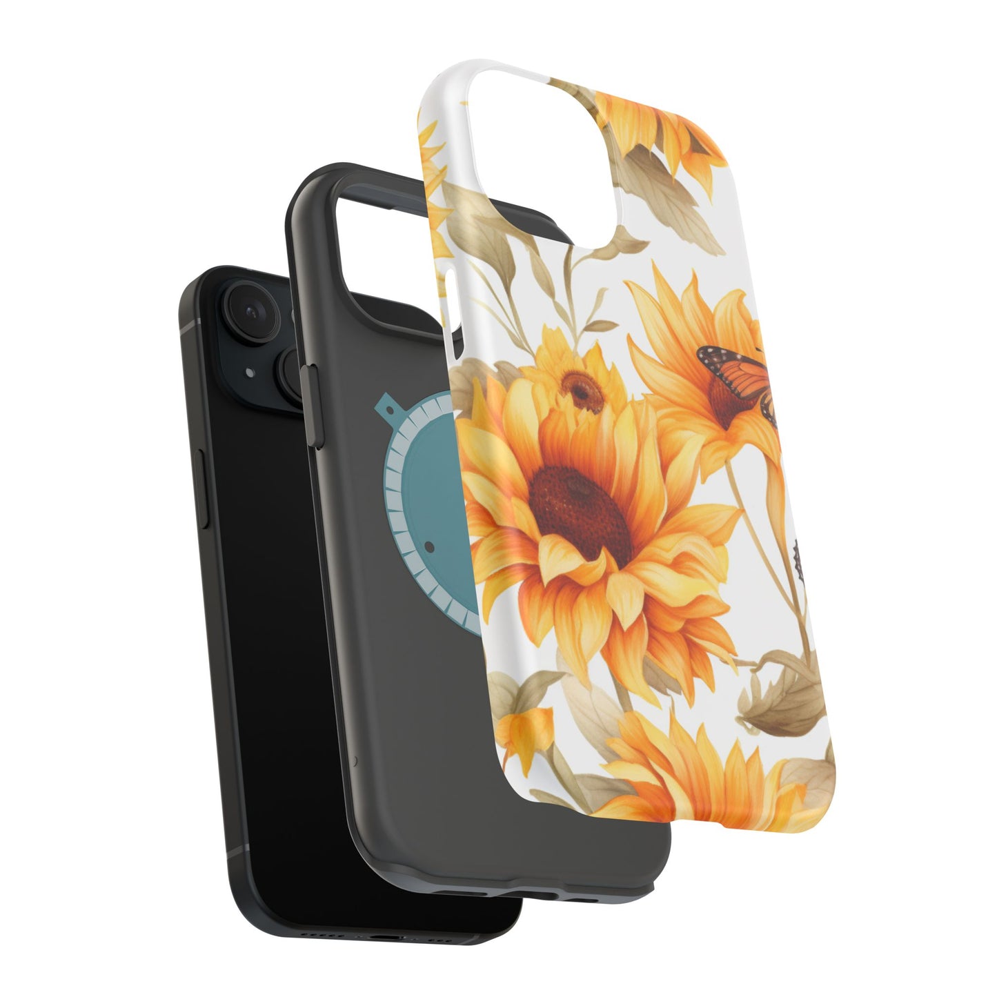 Sunflower & Monarch Garden - MagSafe iPhone Series Case