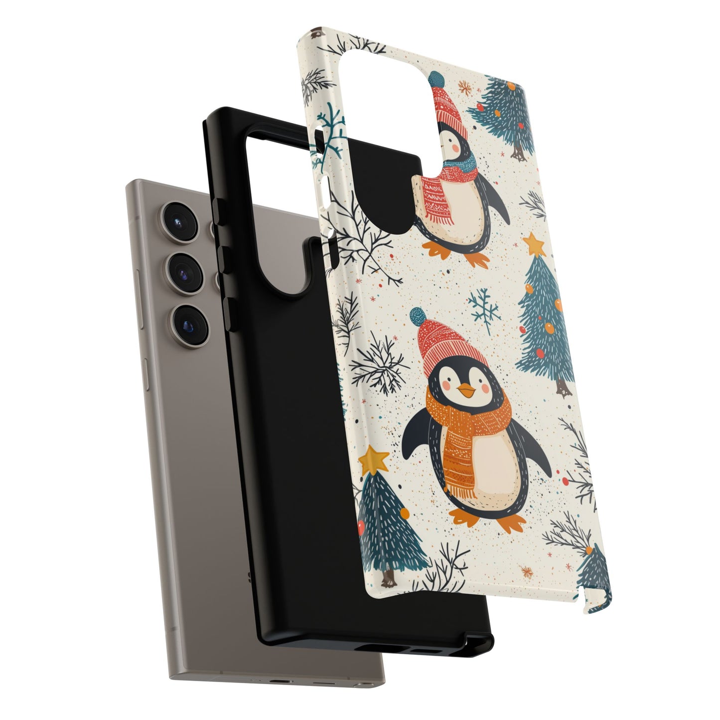 Penguin Wonderland – Snowy Christmas Cheer Samsung Galaxy Case