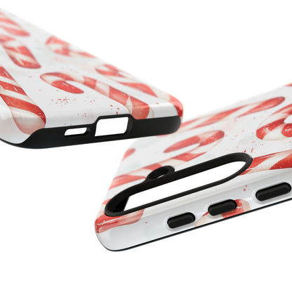 Festive Candy Cane Delight - Samsung Galaxy Series Case