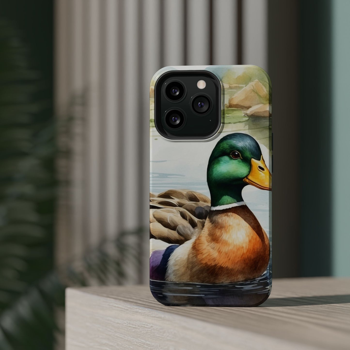 Serene Duck Reflection - MagSafe iPhone Case