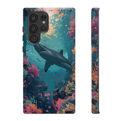 Ocean Shark Coral Reef iPhone Case