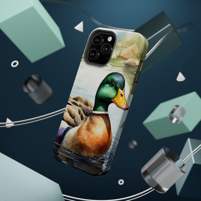 Serene Duck Reflection - MagSafe iPhone Case