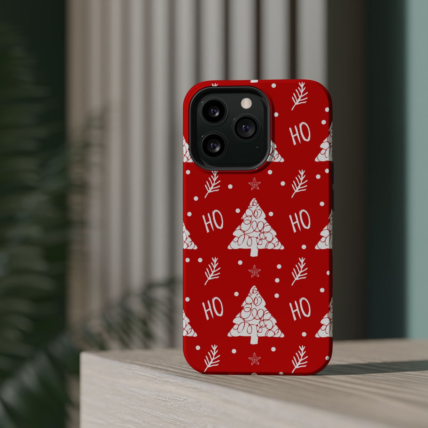 MagSafe iPhone Case: Ho Ho Ho – Christmas Tree Wonderland