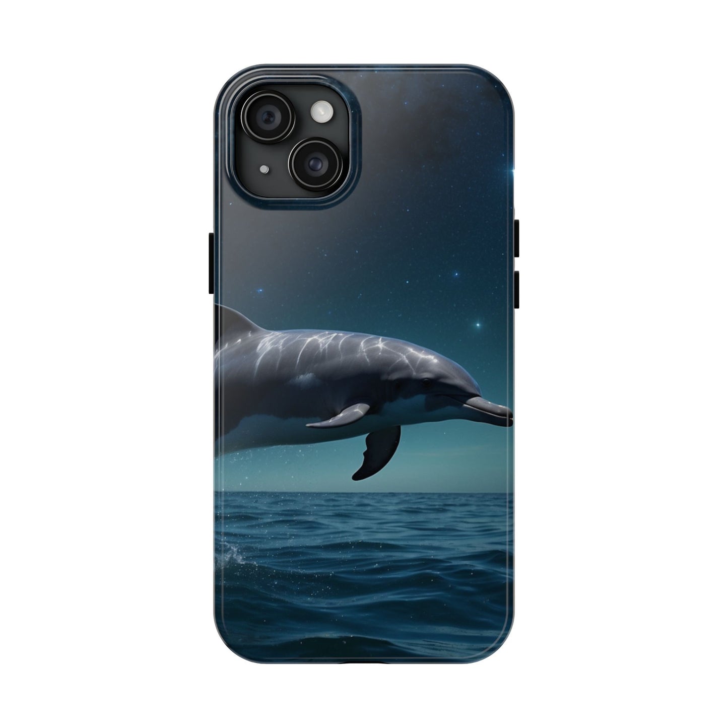 Midnight Ocean Dolphin - iPhone Case