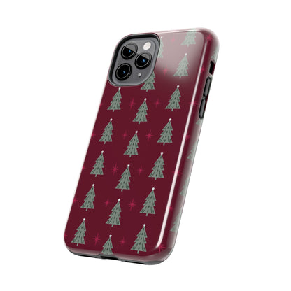 Retro Christmas Tree Pattern – iPhone Series Case