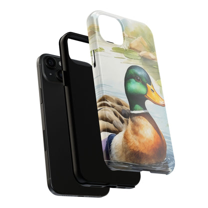 Serene Duck Reflection - iPhone Case