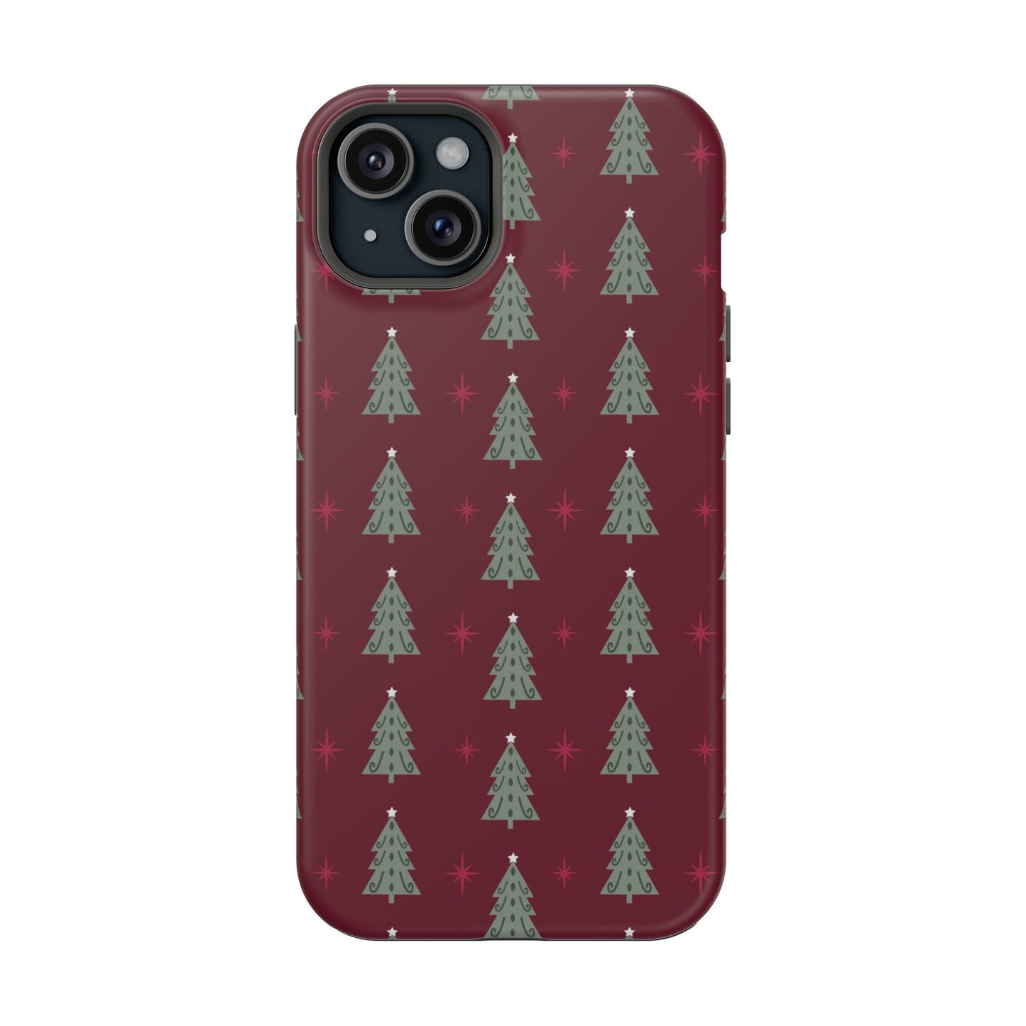 Retro Christmas Tree Pattern – MagSafe iPhone Series Case