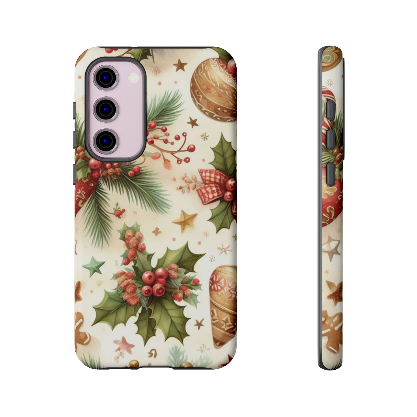 Classic Christmas Stocking & Ornaments Pattern – Samsung Galaxy Series Case