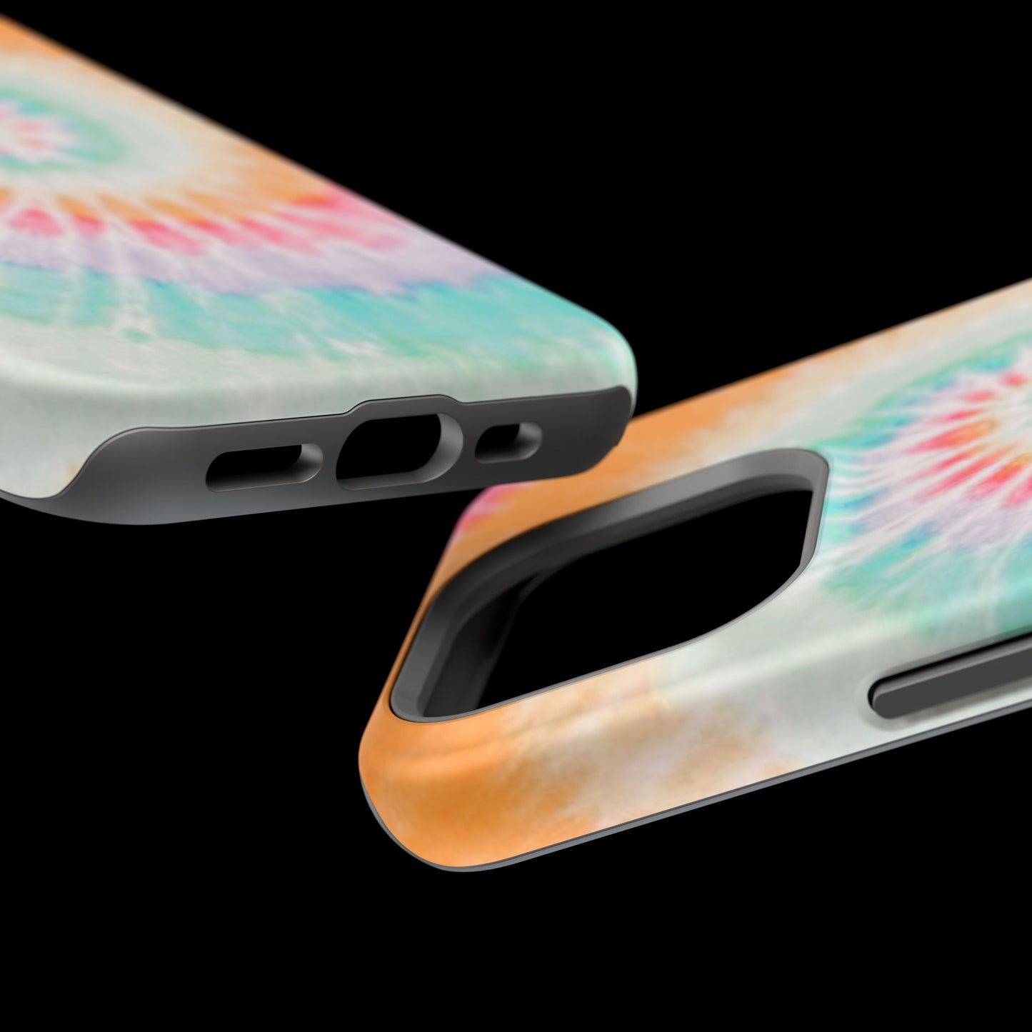 Pastel Tie-Dye MagSafe iPhone Case – Soft Colors & Magnetic Functionality