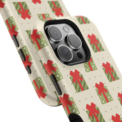 Festive Holiday Gift Pattern - MagSafe iPhone Series Case