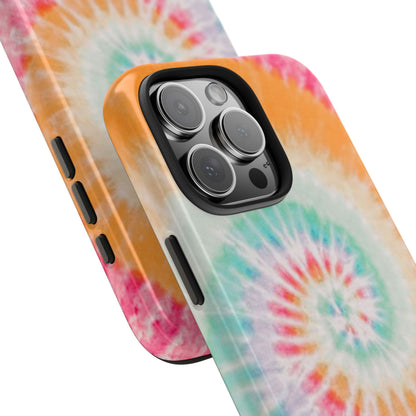 Pastel Swirl Tie-Dye iPhone Case – Soft & Minimalistic Style