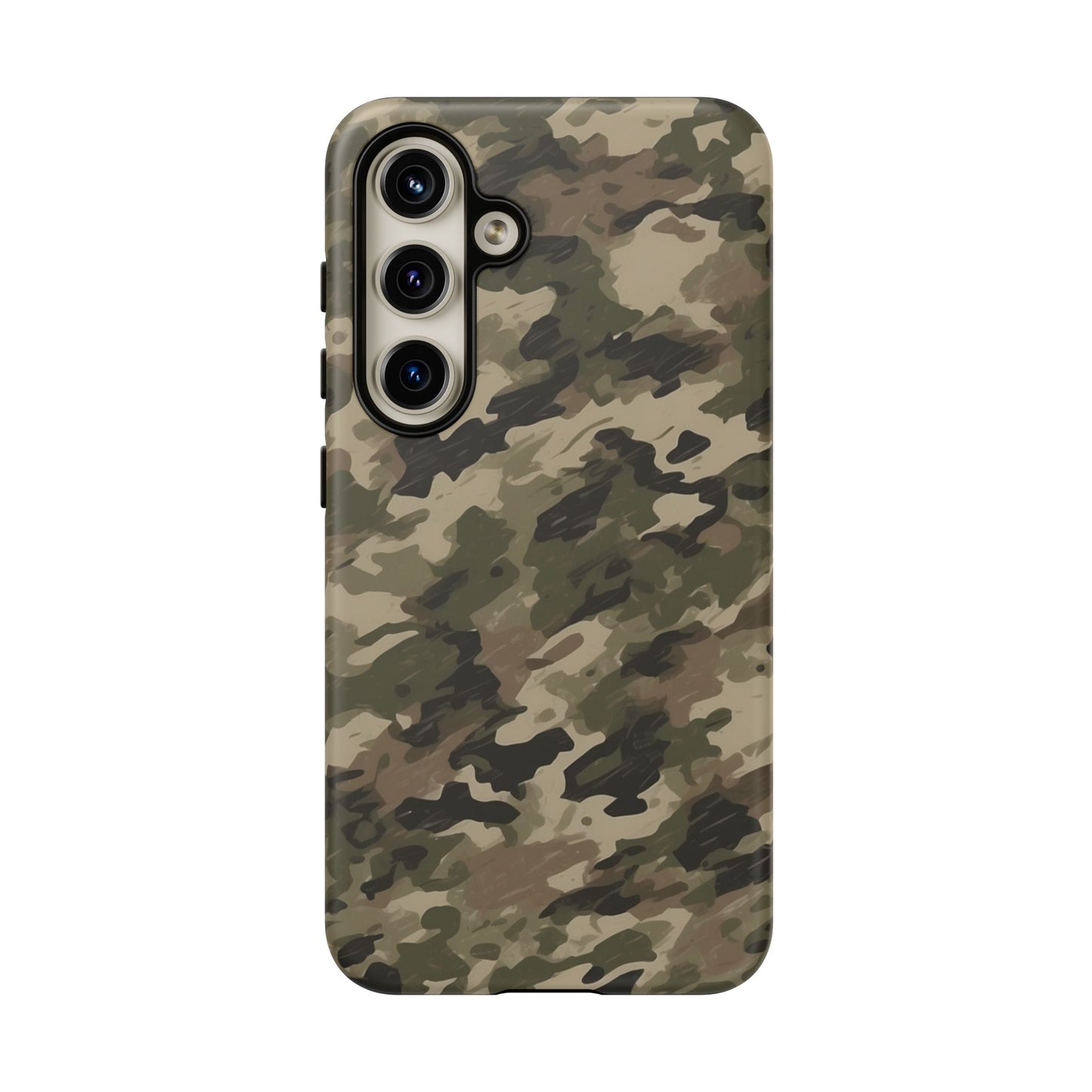 Classic Light Brown Camouflage – Premium Samsung Galaxy Case, Rugged and Stylish