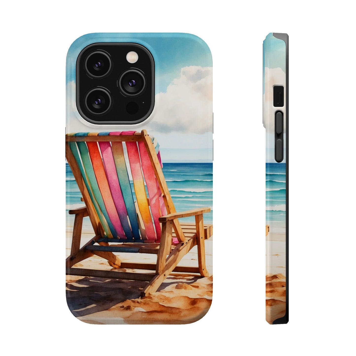 Vibrant Beach Escape MagSafe iPhone Case – Summer Vibes Design