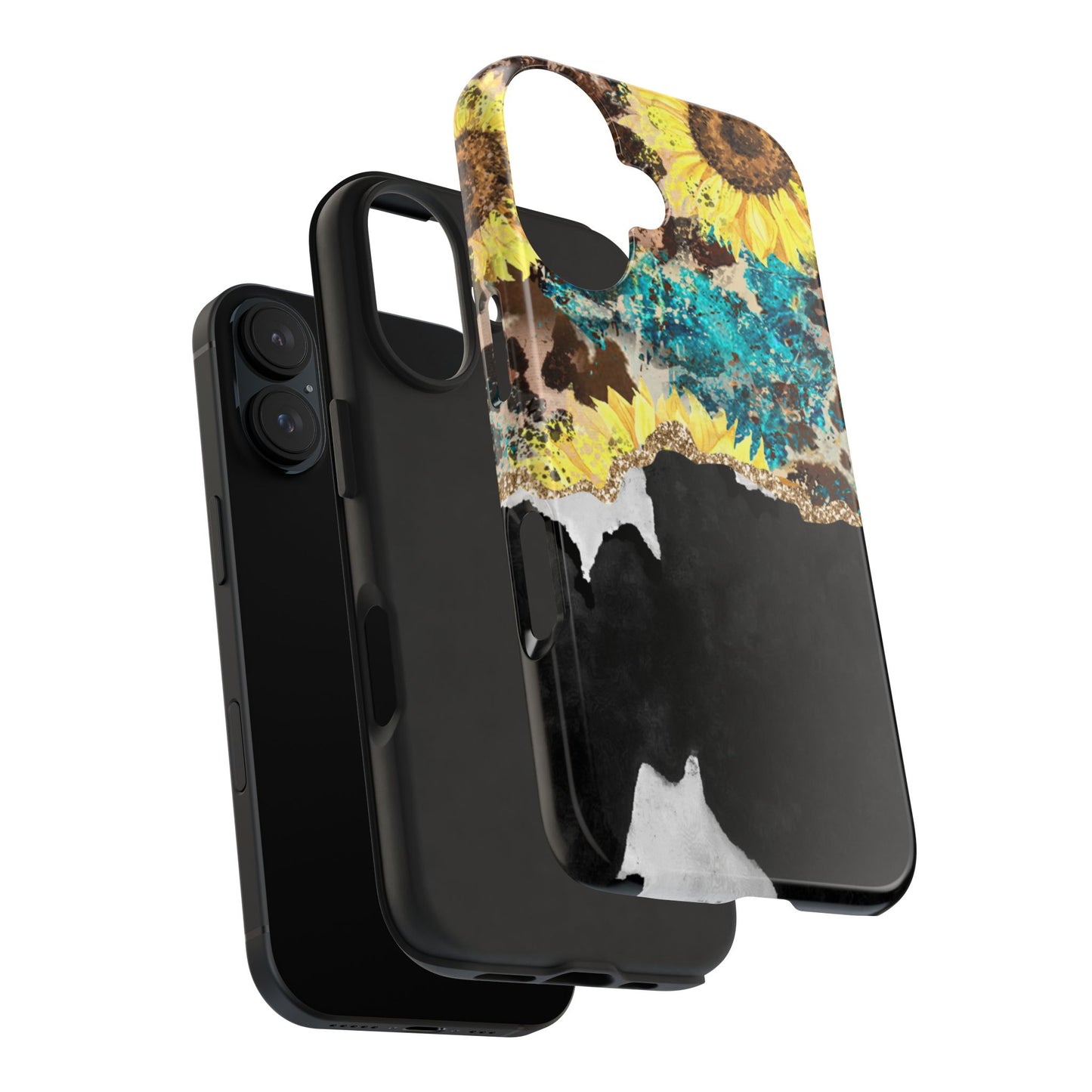 Rustic Sunflower Leopard Glam - iPhone Series Case