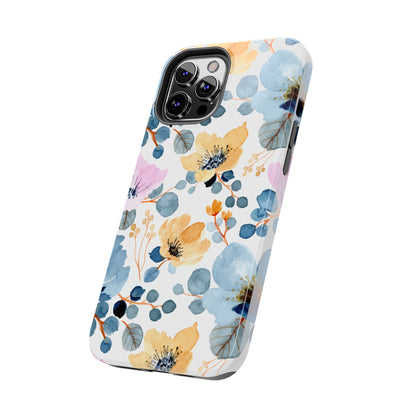 Spring Radiance – iPhone Series Case with Bright Watercolor Flowers