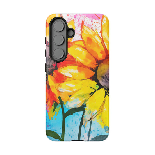 Bold Watercolor Sunflowers - Samsung Galaxy Series Case