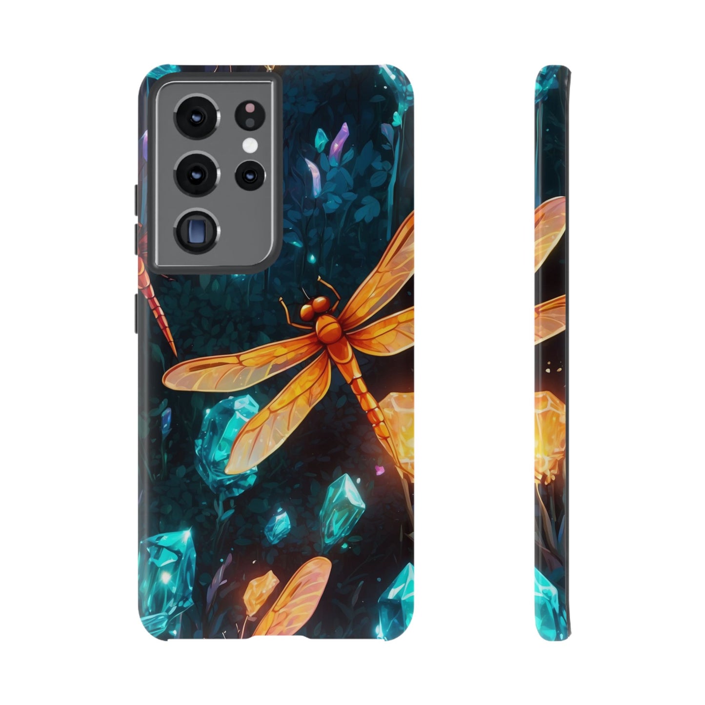Mystical Dragonflies & Crystals – Samsung Galaxy Series Case