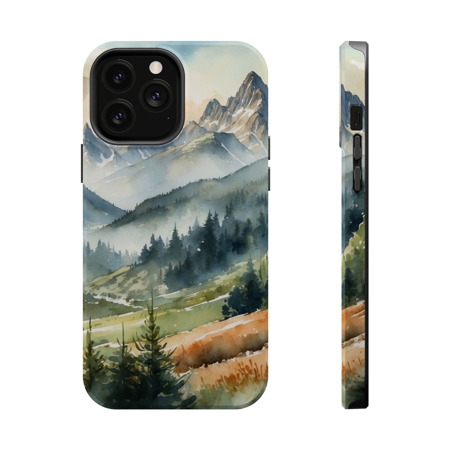 Serene Alpine Forest - MagSafe iPhone Case