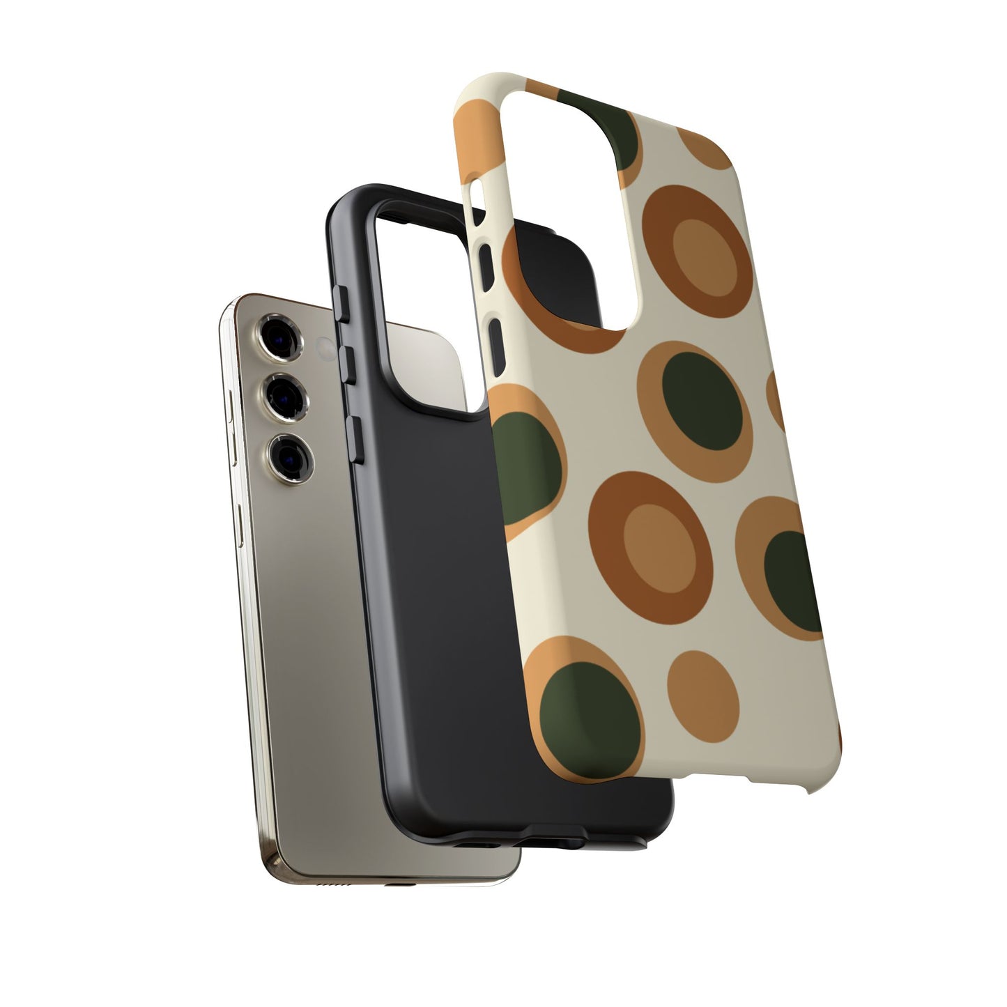 Retro Earthy Circles - Samsung Galaxy Case