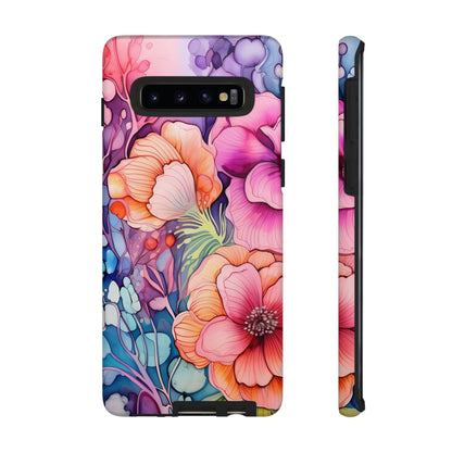 Bright Watercolor Floral Splash iPhone Series Case – Bold Artistic Design