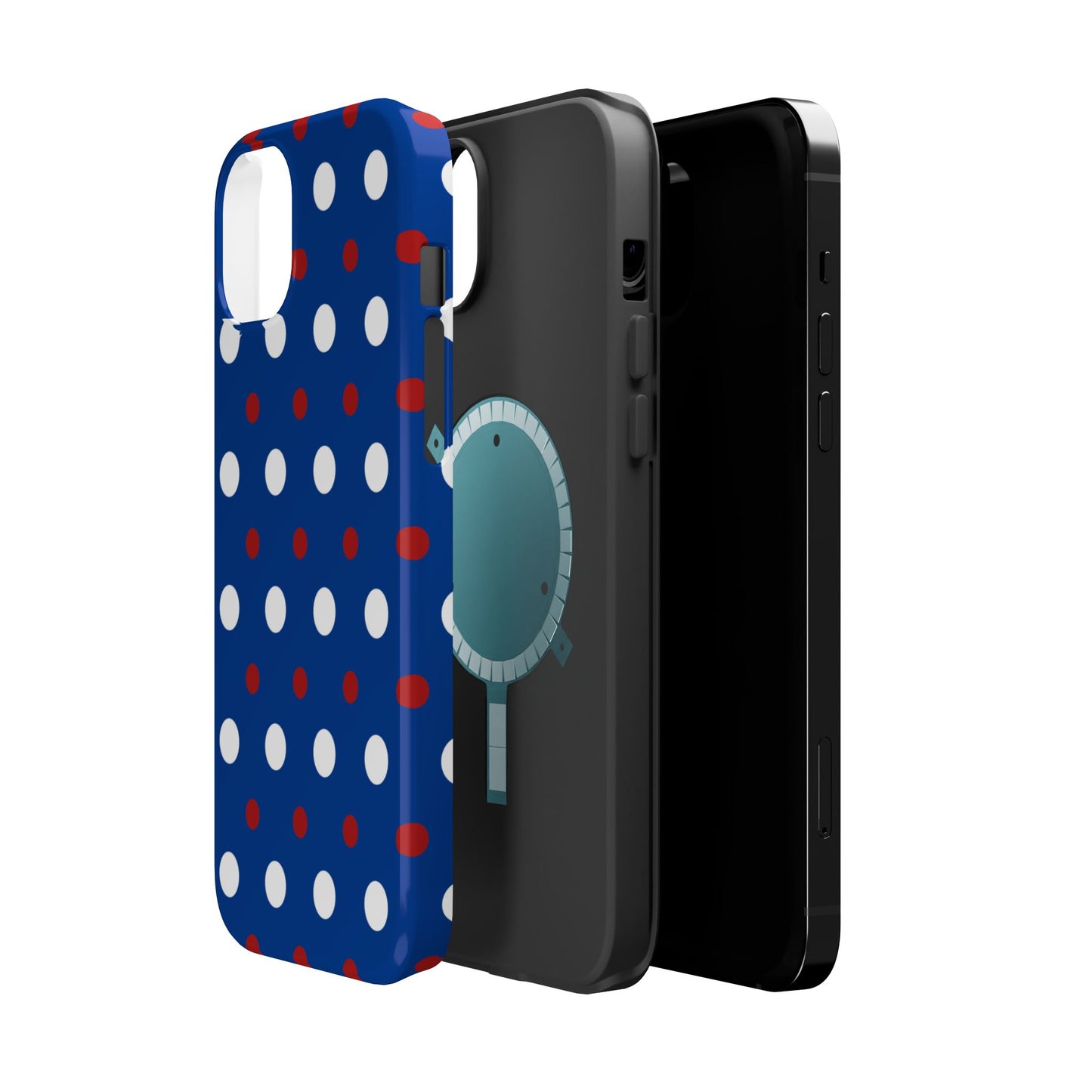 Patriotic Polka Dots – MagSafe iPhone Case