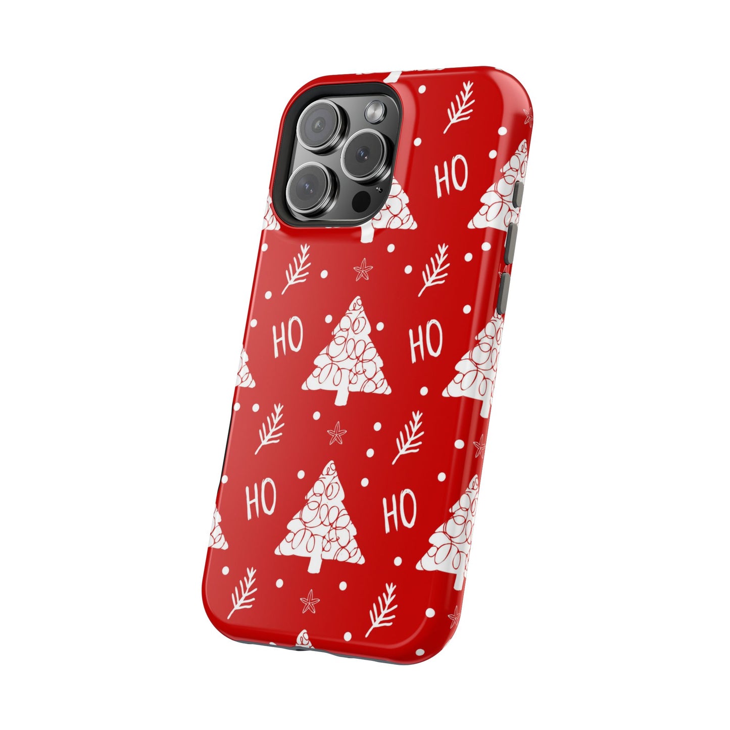 MagSafe iPhone Case: Ho Ho Ho – Christmas Tree Wonderland