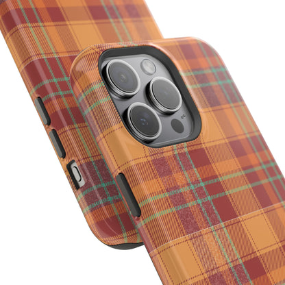 MagSafe Case - Autumn Tartan Plaid Design