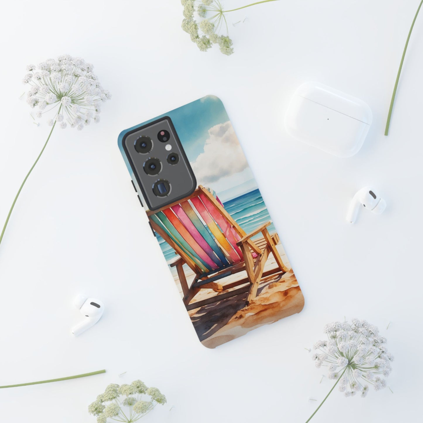 Vibrant Beach Escape Samsung Galaxy Case – Colorful Summer Design