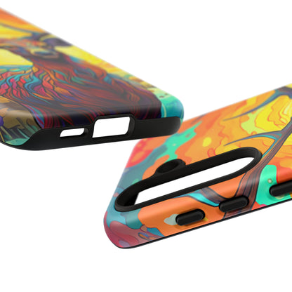 Vibrant Stag in Bloom – Samsung Galaxy Case