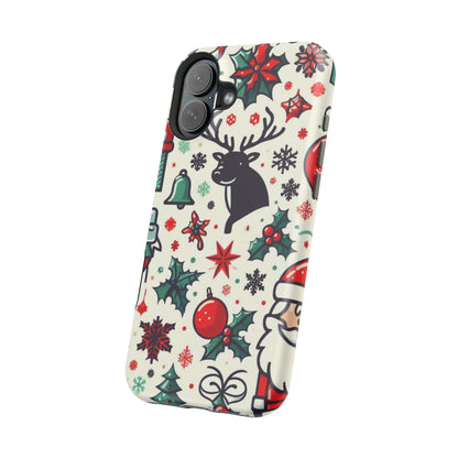 Cartoon Christmas Cheer – MagSafe iPhone Case