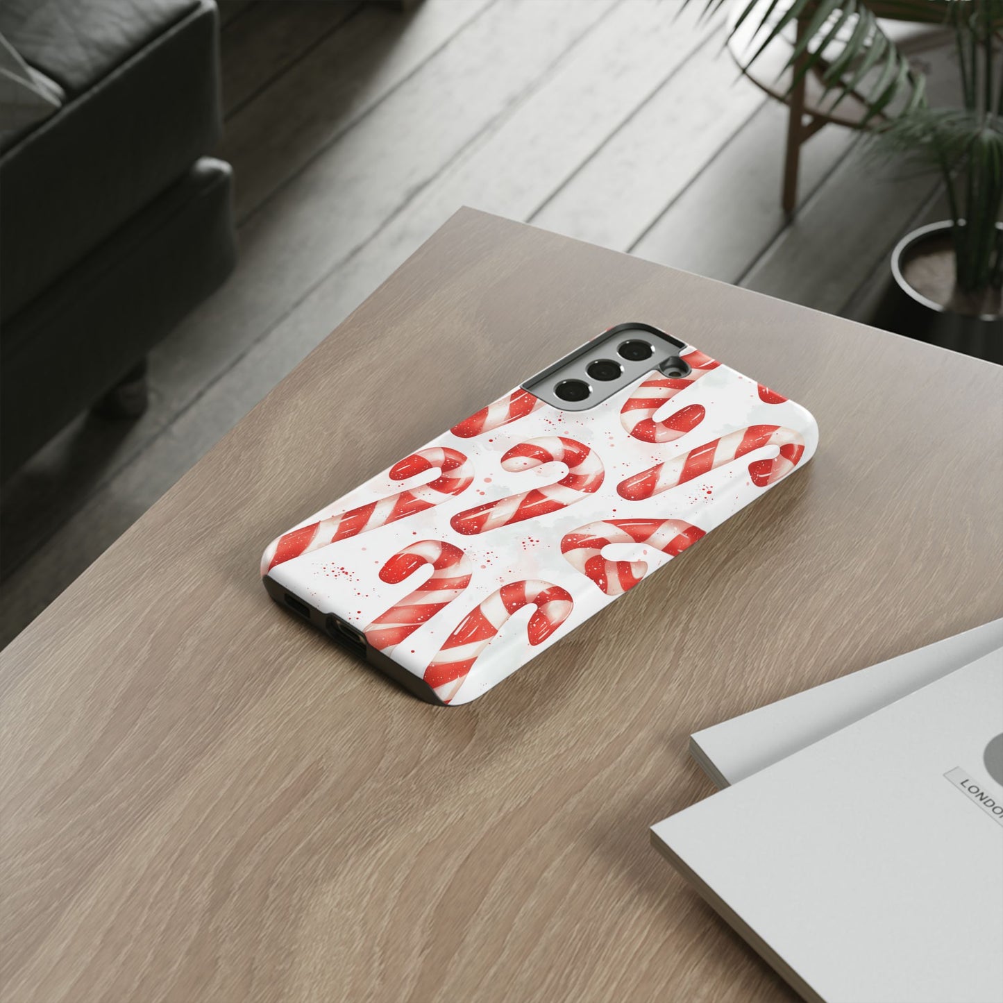 Festive Candy Cane Delight - Samsung Galaxy Series Case