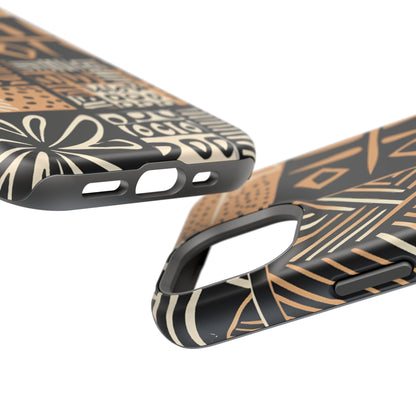 Tribal Geo-Pattern MagSafe Case – Bold Ethnic Design