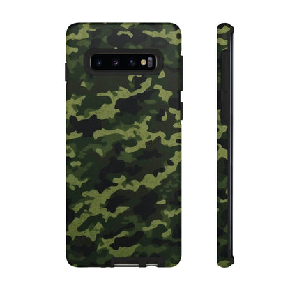 Dark Green Camouflage – Samsung Galaxy Case, Durable and Stylish