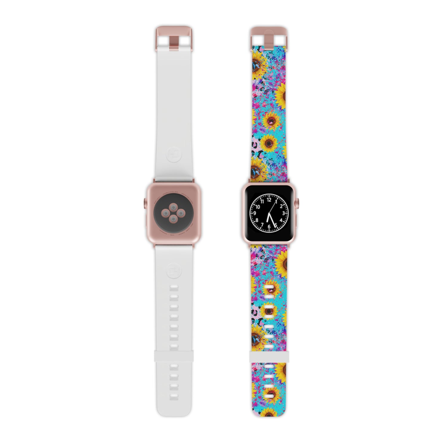 Bright Sunflower Pop Art Apple Watch Band