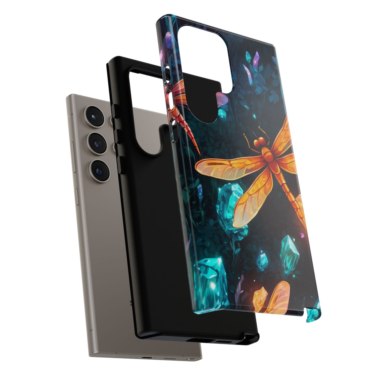 Mystical Dragonflies & Crystals – Samsung Galaxy Series Case