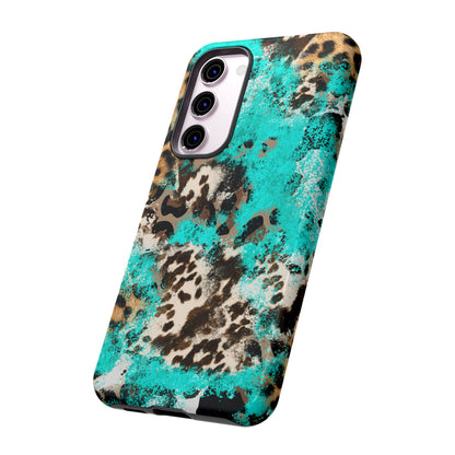 Aqua Splash Leopard - Samsung Galaxy Series Case