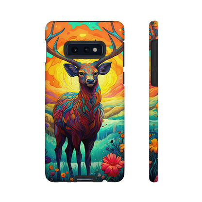 Vibrant Stag in Bloom – Samsung Galaxy Case