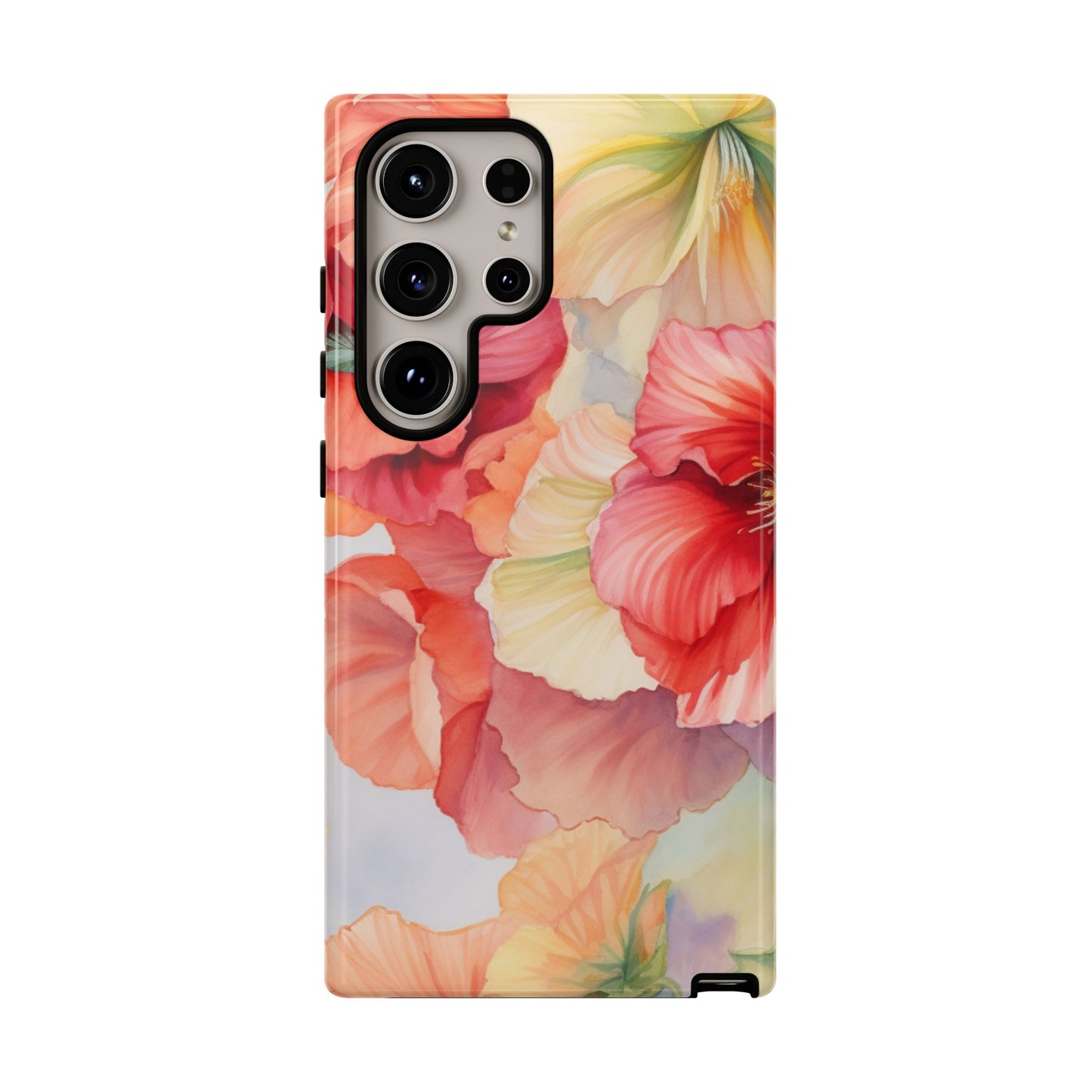 Gumamela Blush Pink Watercolor Floral – Samsung Galaxy Case