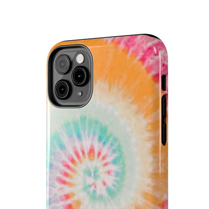 Pastel Swirl Tie-Dye iPhone Case – Soft & Minimalistic Style