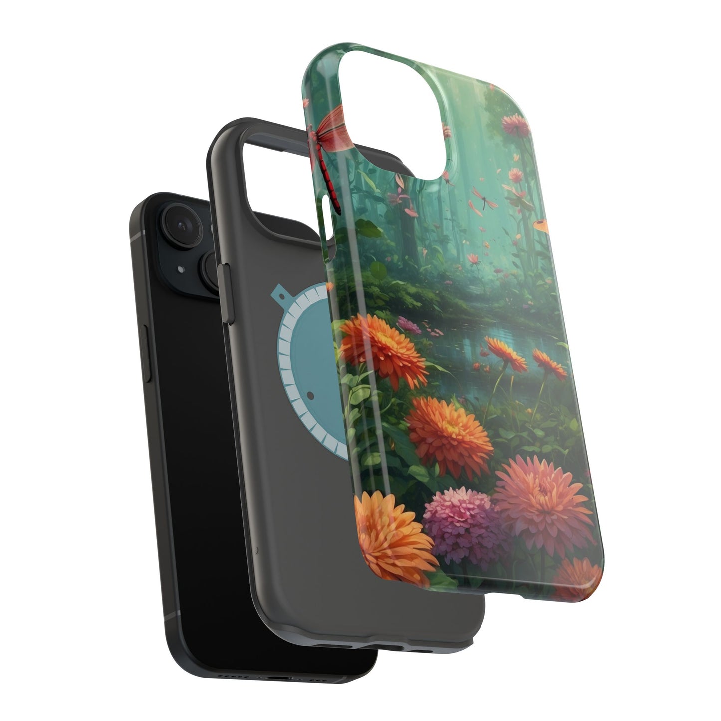 Enchanted Forest Dragonflies & Blossoms – MagSafe iPhone Series Case