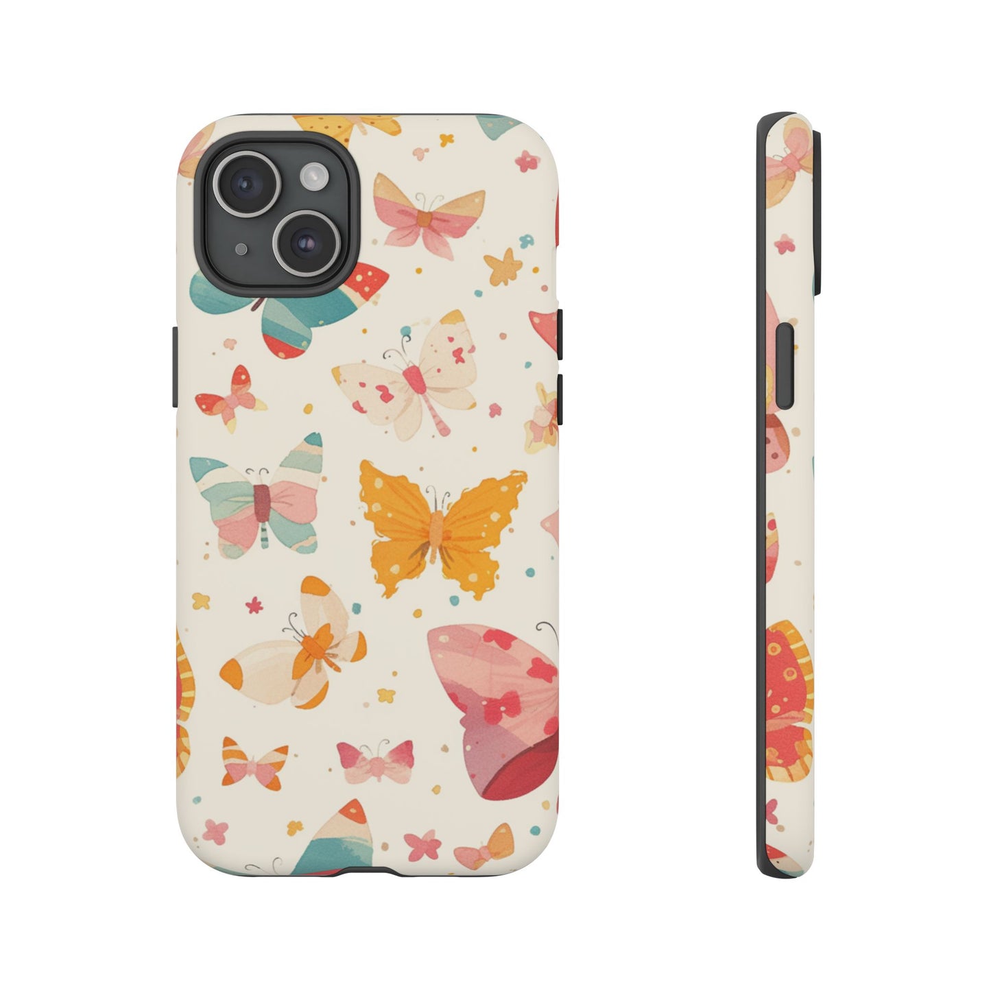 Coquette Watercolor Butterfly iPhone Case