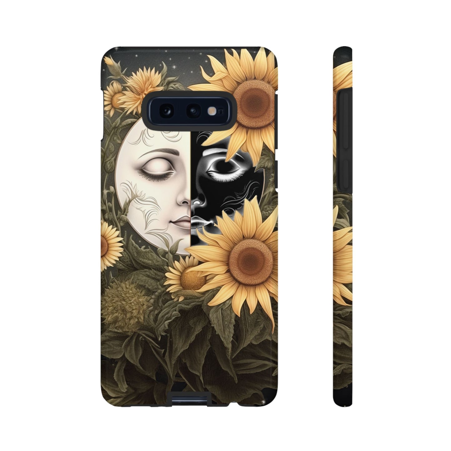 Sunflower Moon and Stars Samsung Galaxy Case – Ethereal Art Design