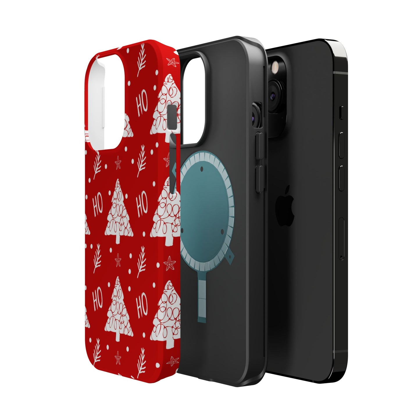 MagSafe iPhone Case: Ho Ho Ho – Christmas Tree Wonderland